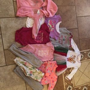 12 mo. girls clothing lot